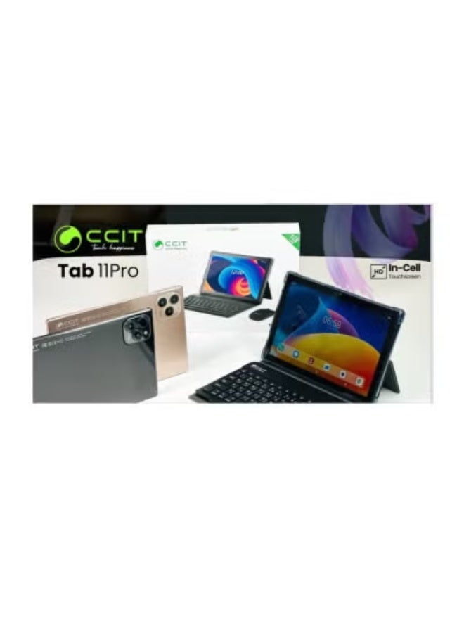 Compare CCIT Tab 11 Pro 10.1 Inch Android Tablet with UltraHD InCell Display, 16GB RAM, 1TB ROM, OctaCore CPU, 10000mAh Battery, Bluetooth Keyboard, Mouse & Stylus | Portable Productivity Tablet for Study, Work, Streaming, Gaming – Black at KSA Price