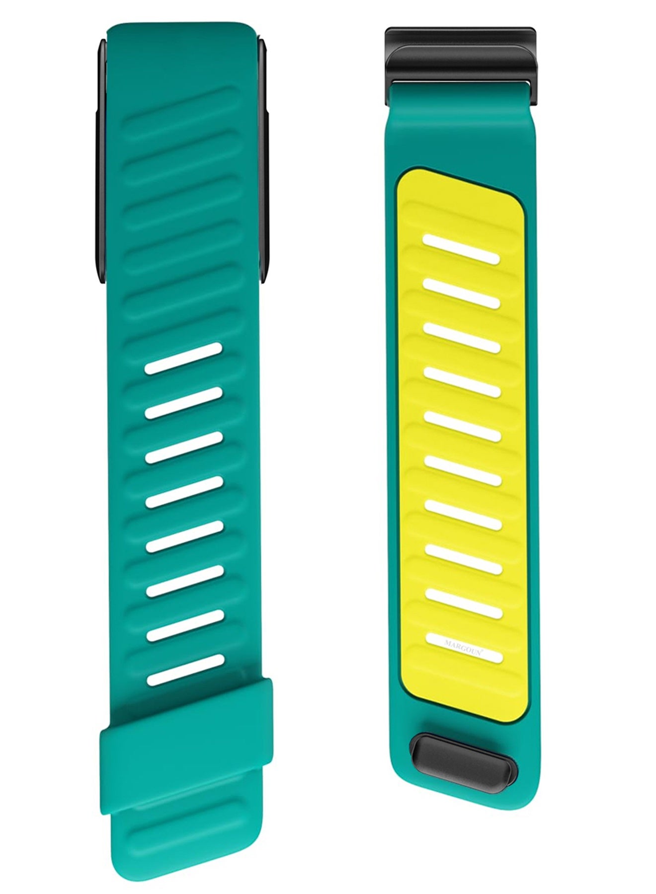 Compare Silicone Sports Replacement Strap for Whoop 5.0  Whoop 5.0 Life MG Model  MG  Adjustable and Waterproof Wristband  Green Yellow at KSA Price