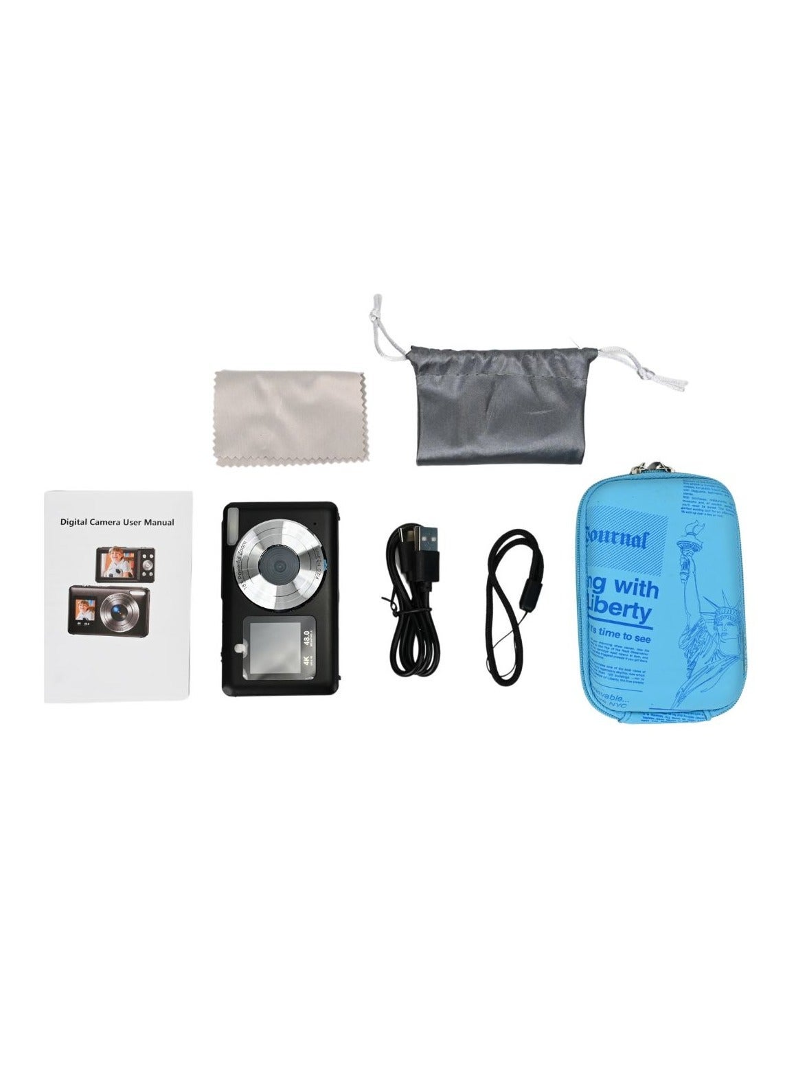 PROMAGE PC110 4K Dual Screen Digital Camera Black…