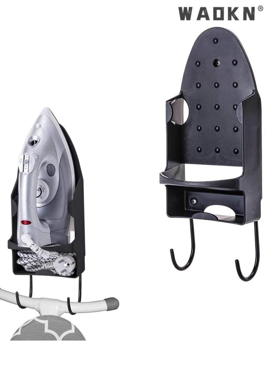 Iron Wall Mount Ironing Board Hanger, Iron Rack Wall…