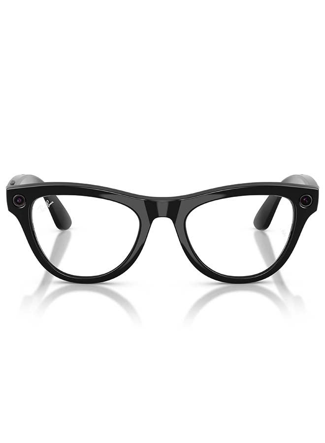Compare RAYBAN Skyler Gen 2 Shiny Black Frame Clear to Amethyst Transitions Lens Standard High bridge Shiny Black Clear to Amethyst Transitions at KSA Price