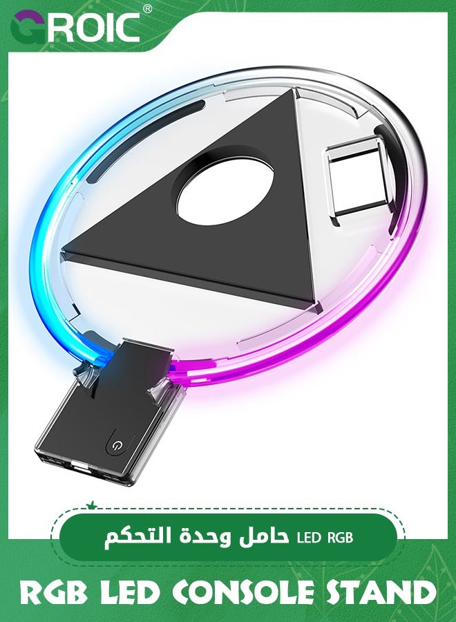 RGB LED Console Stand Compatible with PS5, Playstation…