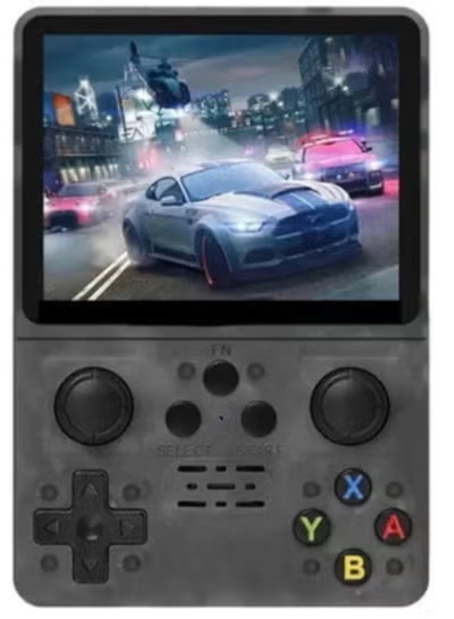 Compare R36S Retro Handheld Game Console 64GB, 3.5 Inch IPS Display, Portable Video Gaming Console with Rechargeable Battery, Builtin Classic Games, Linux Gaming Device for Kids & Adults, Black at KSA Price