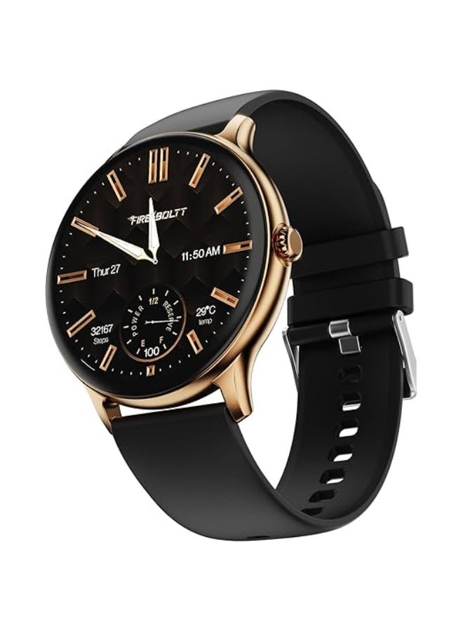 Compare FireBoltt Phoenix Pro Round Smart Watch 1.39? HD Display with Bluetooth Calling, AI Voice Assistant, SpO2 & Heart Rate Monitor, 120+ Sports Modes, IP67 Waterproof Smartwatch for Men & Women  Black at KSA Price