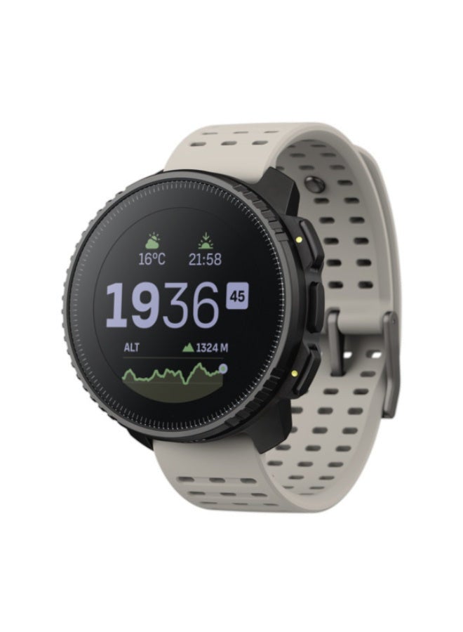 Compare Vertical Stainless Adventure Watch Long Battery, Outdoor Offline Maps, Storm Alarm, Weather Forecast, DualBand GPSGNSS, Heart Rate, 95+ Sports Mode, Planner, Made In Finland Black Sand at KSA Price