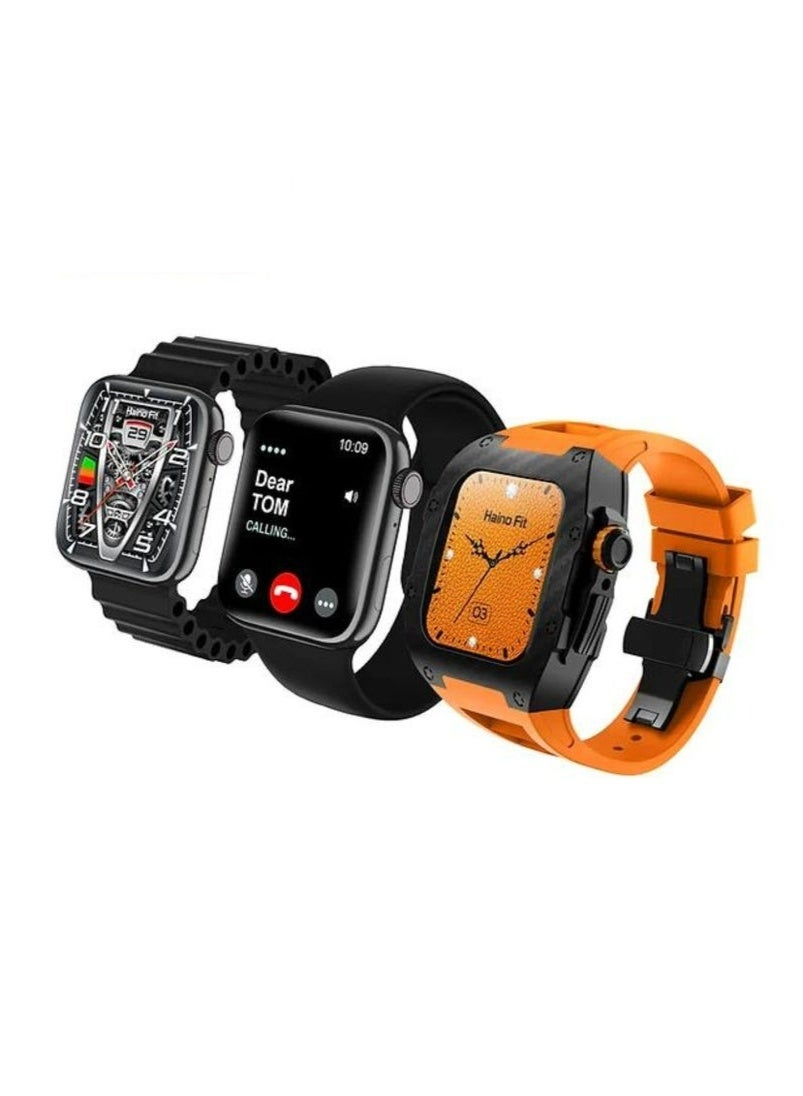 Compare Richard M10 Smartwatch with HD Full Touch Display, Bluetooth Calling, 3 Interchangeable Strap Pairs, Fitness & Health Tracking, Notifications, Multiple Watch Faces, Long Battery Life, Stylish Unisex Design for Adults – Ideal for Work & Fitness at KSA Price