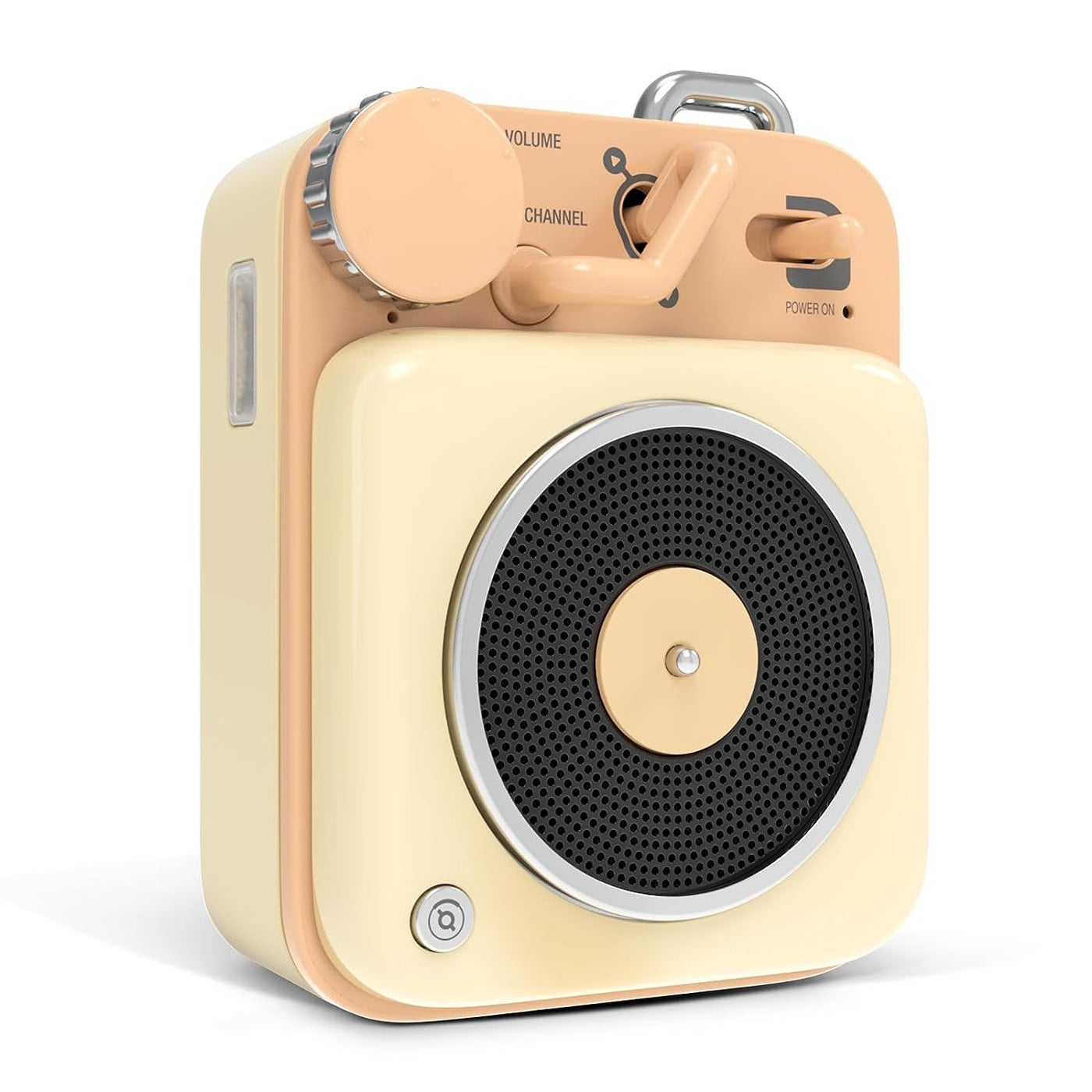 Compare Muzen Mini Bluetooth Speaker, Button Portable Metal Small Cute Wireless Speaker, Rechargeable HiFi Loud Volume Audio Speaker with Portable Lanyard and Gift Box, Classic Retro Decor at KSA Price