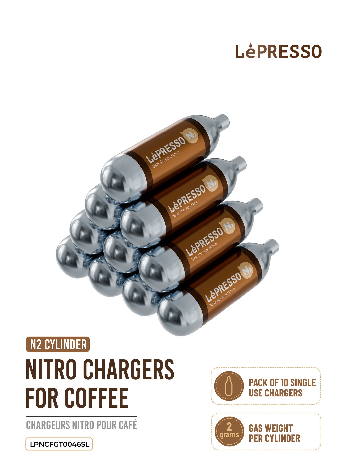 Compare Nitro Chargers for Coffee Pack of 10 Single Use Chargers  N2 Cylinder  Silver at KSA Price