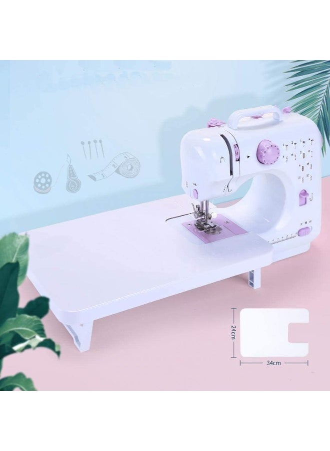 Compare Portable Tailor Sewing Machine + Table + 12 Tool Kits – Reverse Sewing, 2 Speed System, LED Light – Perfect for Clothes Repair & Home Fashion Design at KSA Price