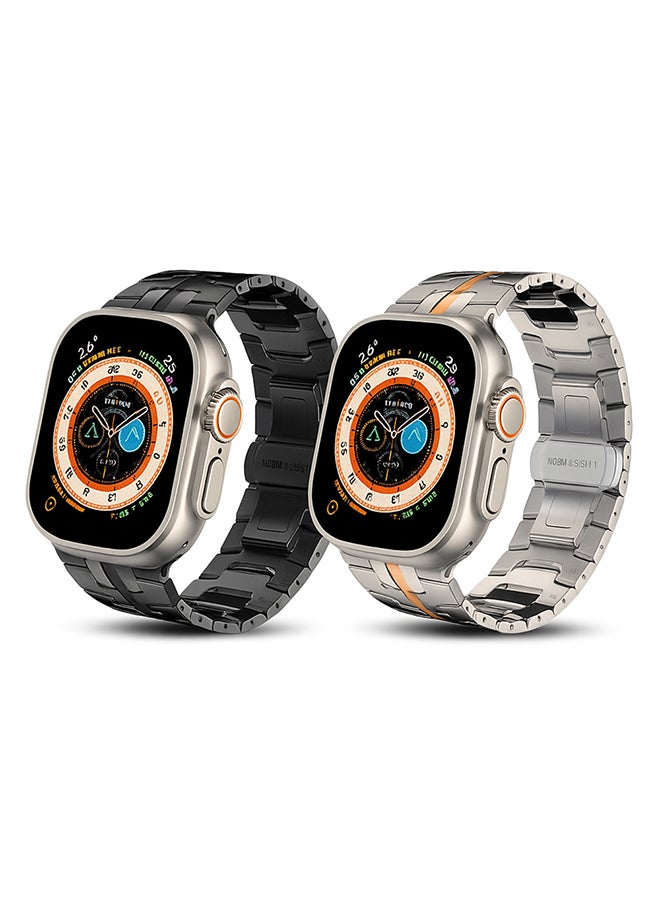 Titanium Metal Watch Band Compatible with Apple Watch…