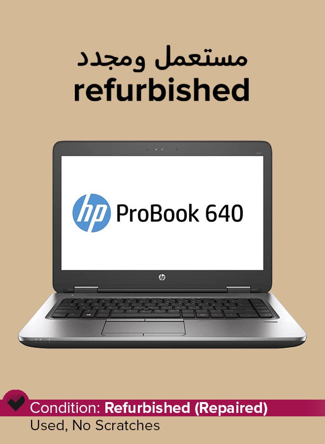 Compare Refurbished  Probook 640 G2 Laptop With 14Inch Display,Intel Core i5 Processor6th Gen8GB RAM256GB SSDIntel HD Graphics 520 EnglishArabic BlackSilver at KSA Price