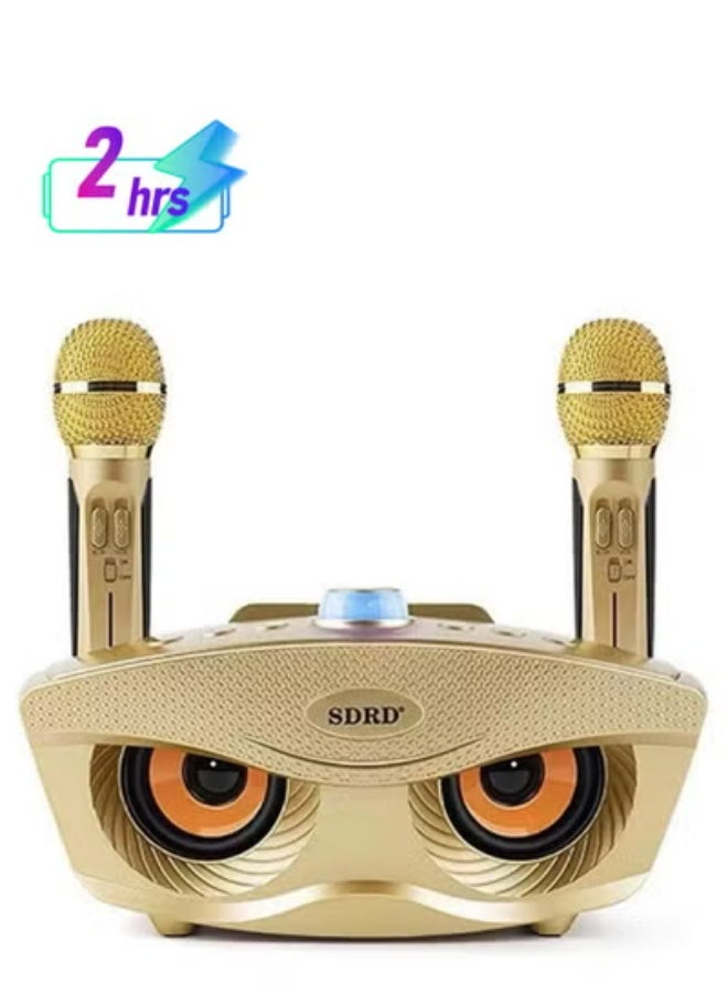 Compare Wireless Bluetooth Speaker With 2Piece Mic Gold at KSA Price