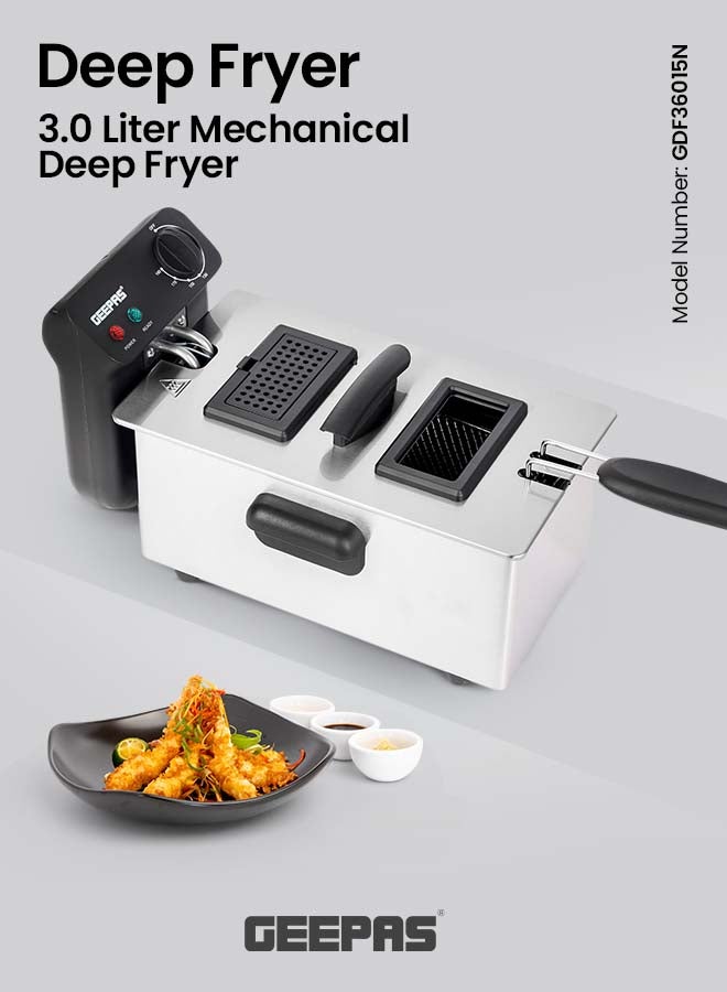 Compare Deep Fryer With Adjustable ThermostatFrying Basket With HandleRemovable Enamel Inner PotFully Immiscible Heating ElementBrushed Stainless Steel HousingIdeal For French Fries, Chicken Wings, Onion Rings, Tempura, Donuts, Fish, Chips, Snacks 3x at KSA Price