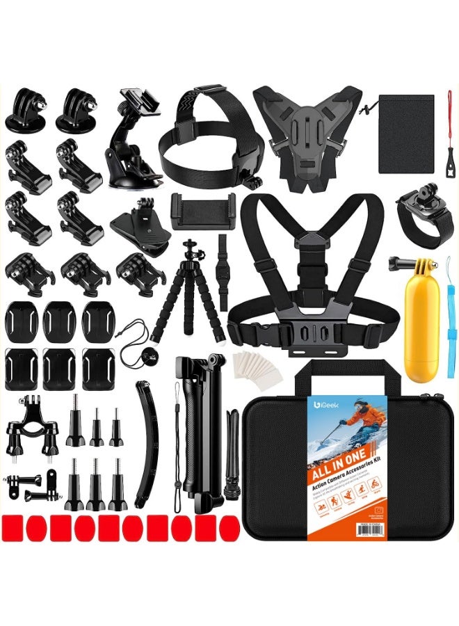 65pcs Action Camera Accessories Kit V1.0 | All…