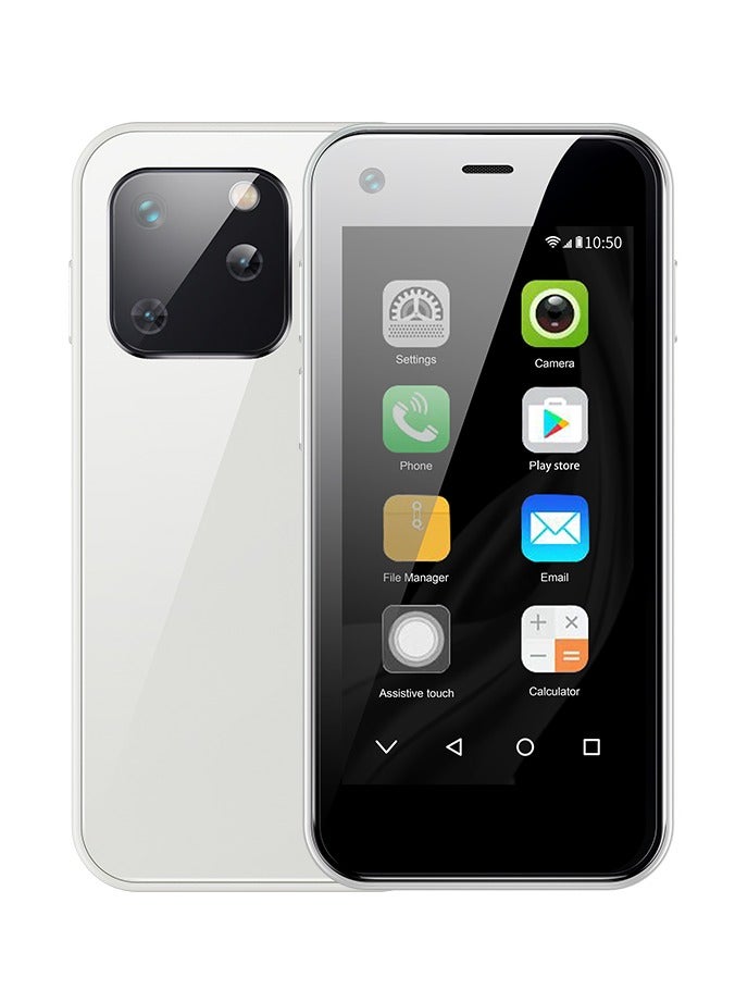 Compare XS13 Mini Smart Phone – 2.5? HD Capacitive Display, 2 GB RAM + 16 GB Storage, QuadCore 3G + WiFi, Android 8.1 UltraCompact Pocket Phone at KSA Price