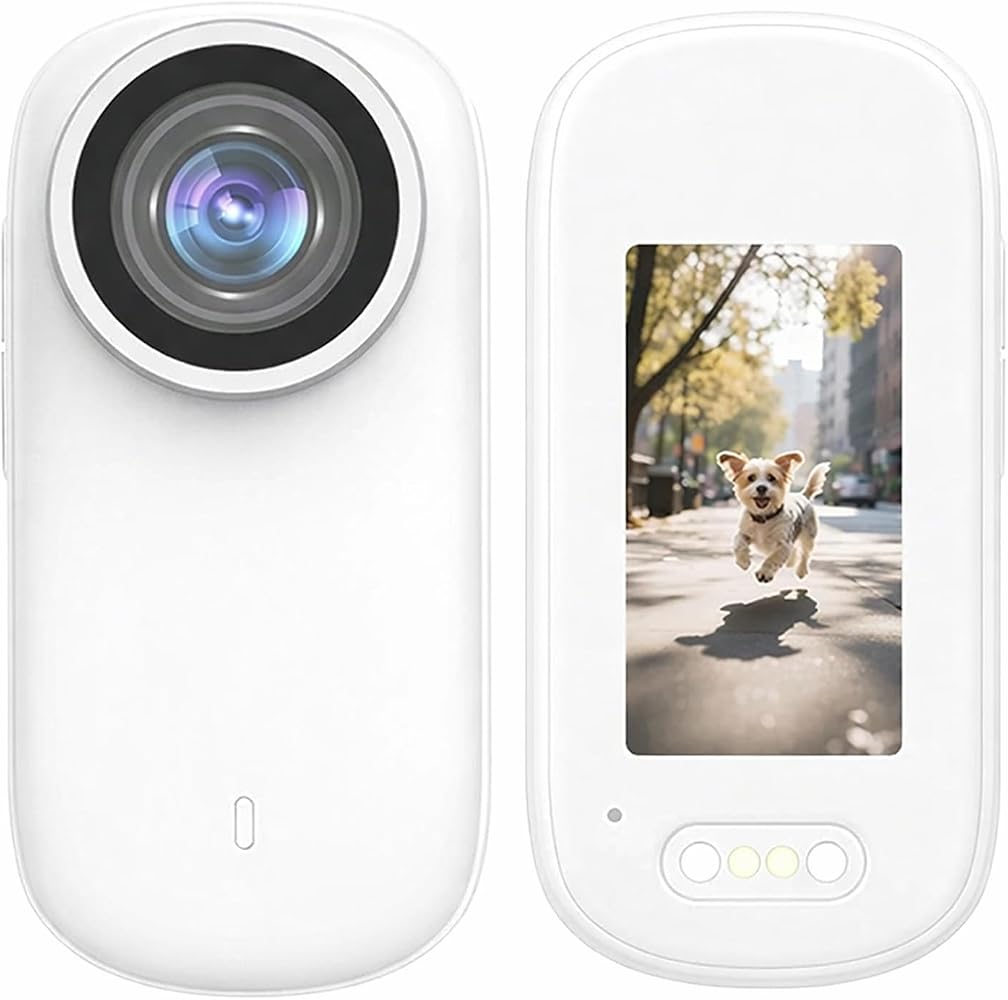 Compare 4K Thumb Action Camera with WiFi, Wearable Body Cam, Magnetic Mount for Hands Cycling, Travel & Sports Recording, Wide Angle Lens With All Accessories White at KSA Price