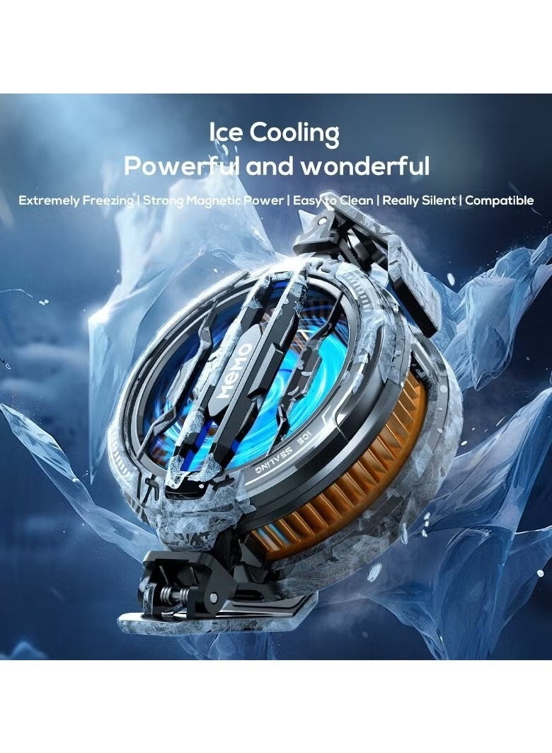 Compare Mobile Phone Cooler for Game Fan PUBG, Designed iPhone 1213 Series, Live Streaming and Vlog, Semiconductor Heatsink Without Noise iOS Android, ipad Tablet at KSA Price