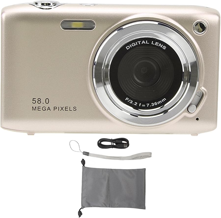 Type 1 Color Digital Camera 58MP 4K HD Video…