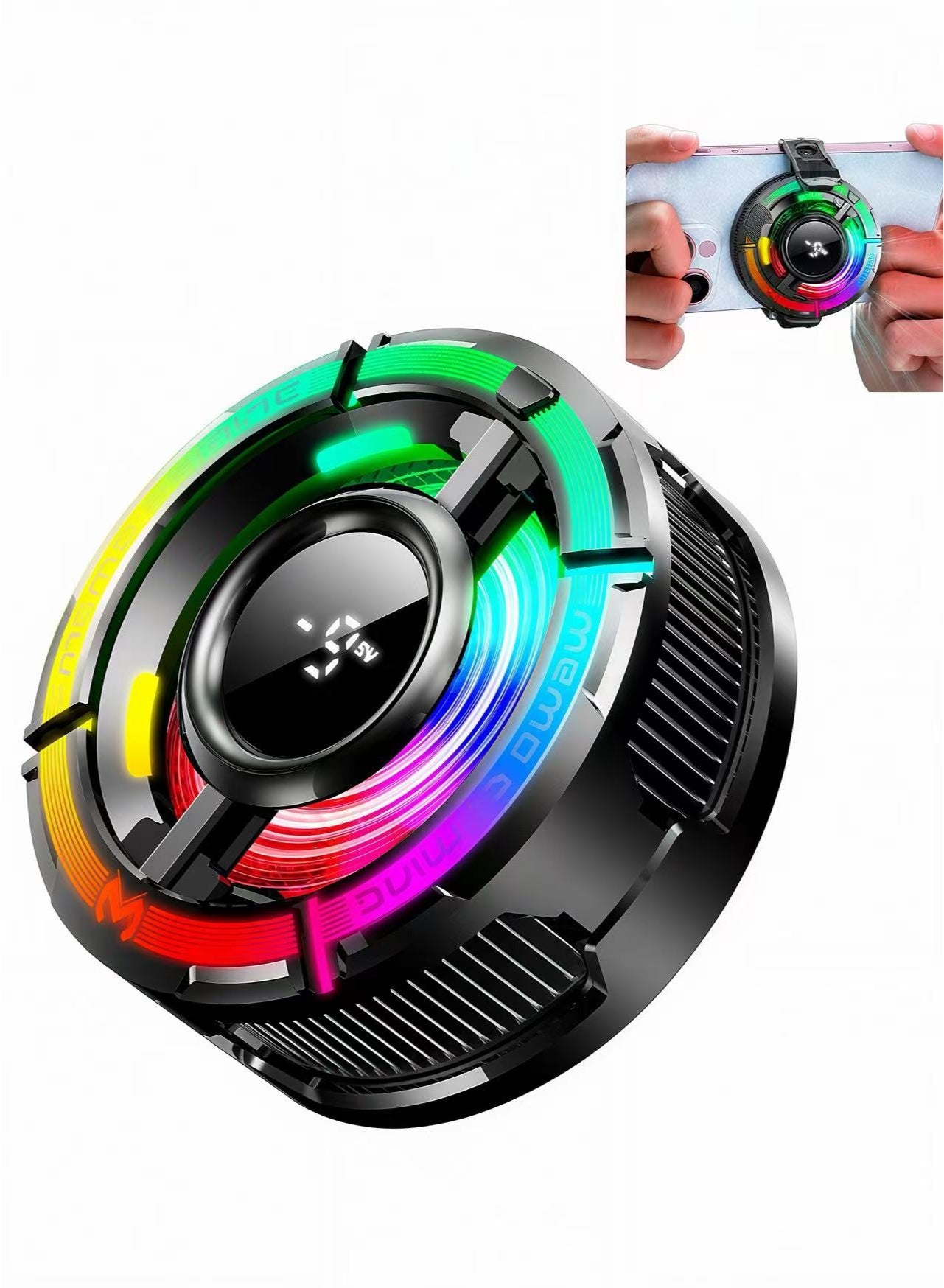 Magnetic Phone Cooler for Gaming, Low Noise…