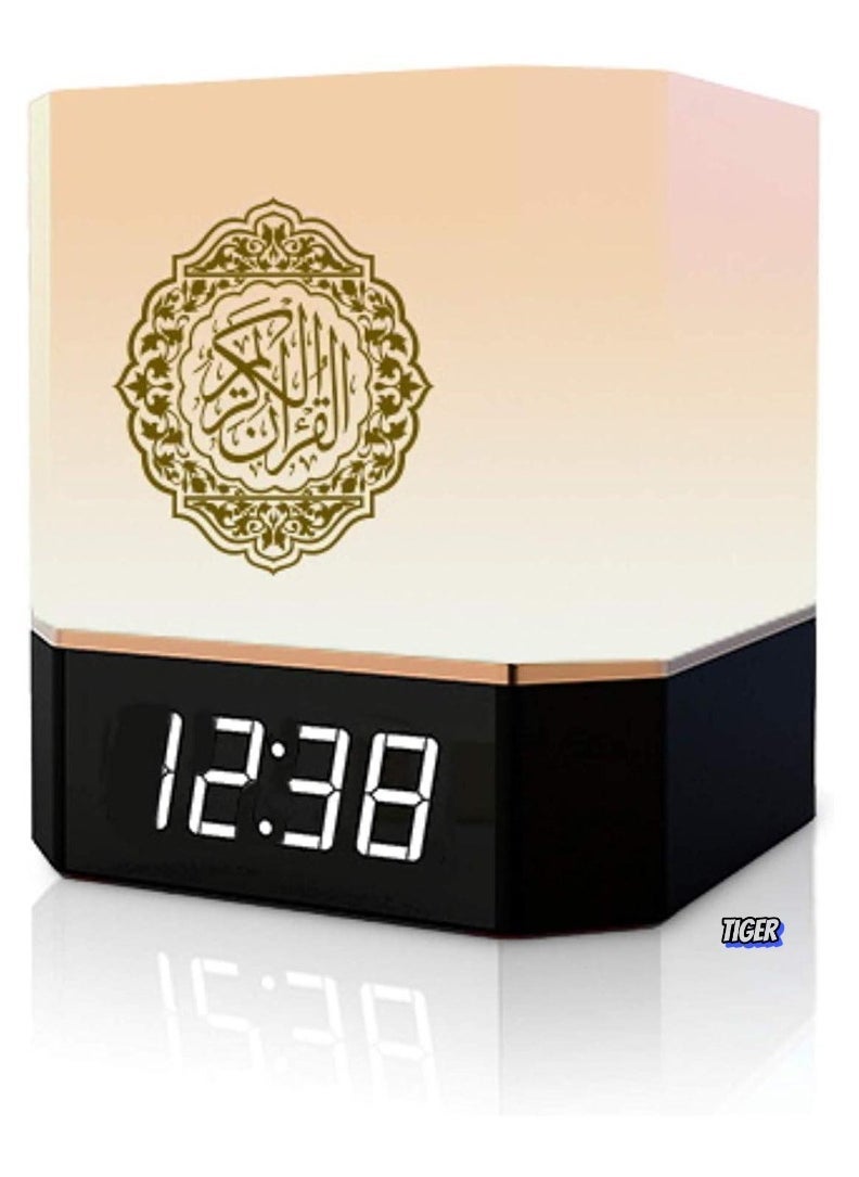 Complete Quran Speaker with Lamp, Clock, 14 Language…