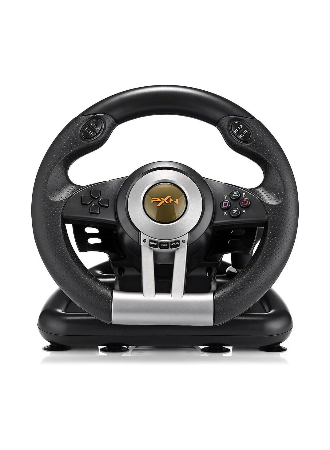 Compare PXN V3 PRO Racing Wheel BV3PROV062401 – Gaming Steering Wheel with Pedals, 180° Rotation, Dual Vibration & Ergonomic Design for PC, PS4, Xbox & Switch Black at KSA Price