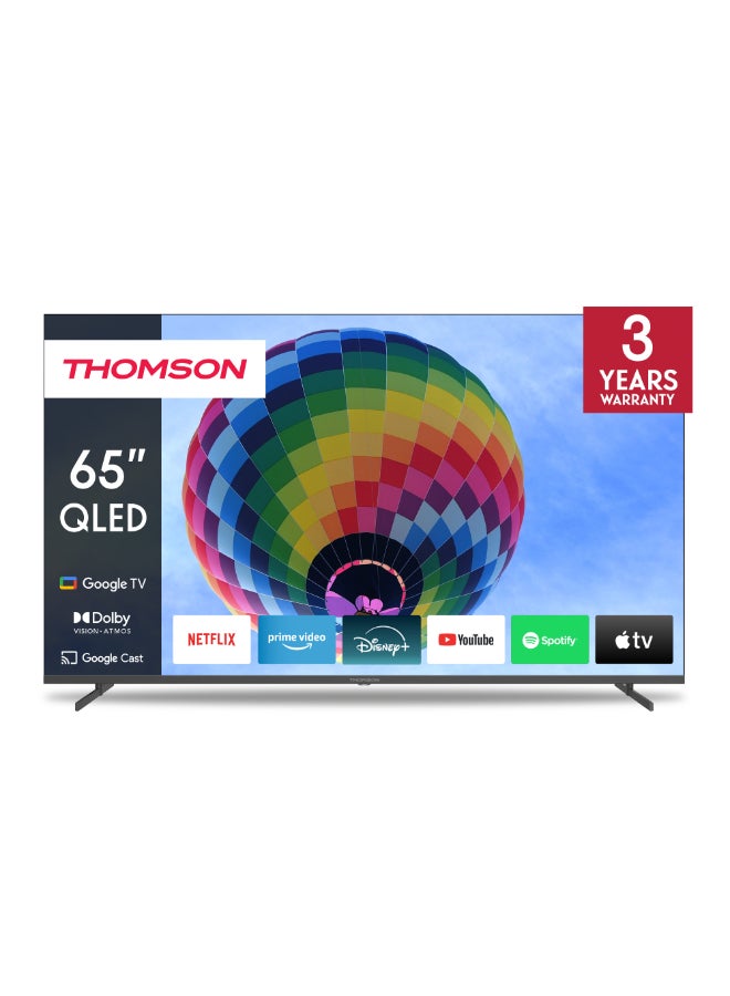 Thomson 65-Inch QLED Smart Google TV – 2025 Model…