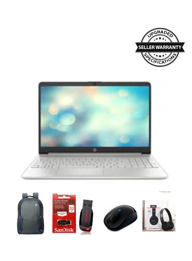Compare Newest 15 Upgraded Version Laptop With 15.6Inch Display, Celeron N4120 Processor16GB RAM256GB SSDWindows 11 Best For Students + FREE Accessories + Bag + Mouse + Flash 32GB + Headset EnglishArabic Silver at KSA Price