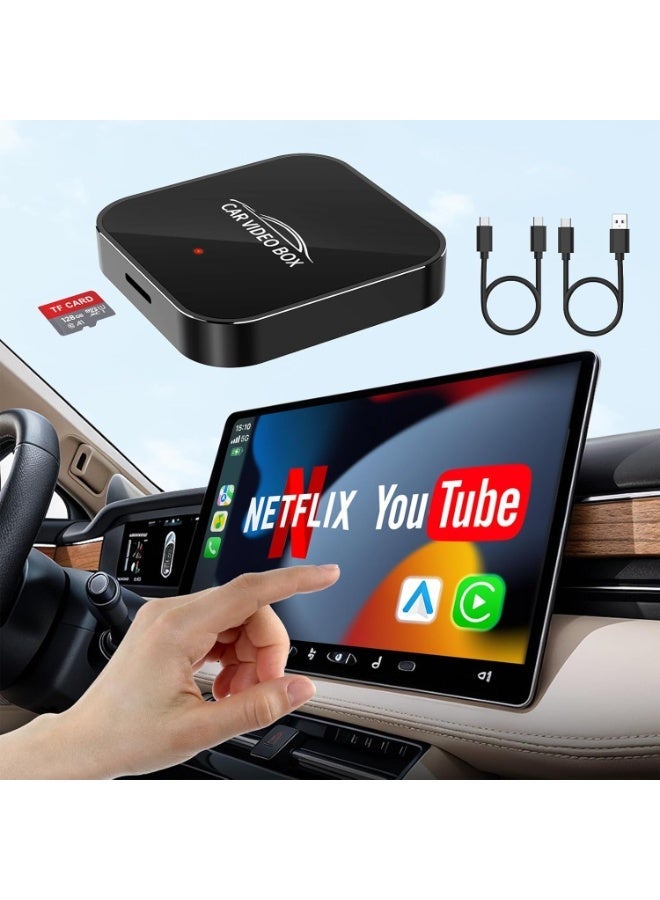 Wireless Carplay Adapter with Netflix YouTube, 2024…