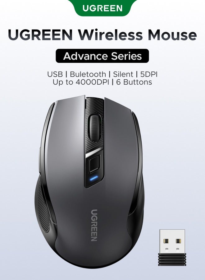 Wireless Mouse Ergonomic Mouse With Bluetooth 5.0…