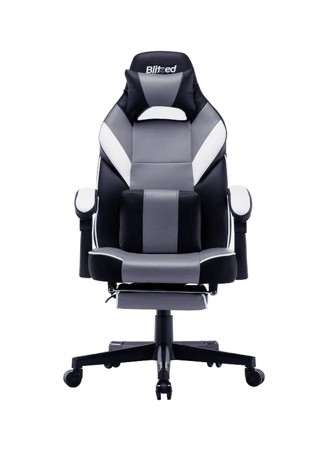 Compare Gaming Chair With Retractable Footrest Porto GreyBlack at KSA Price
