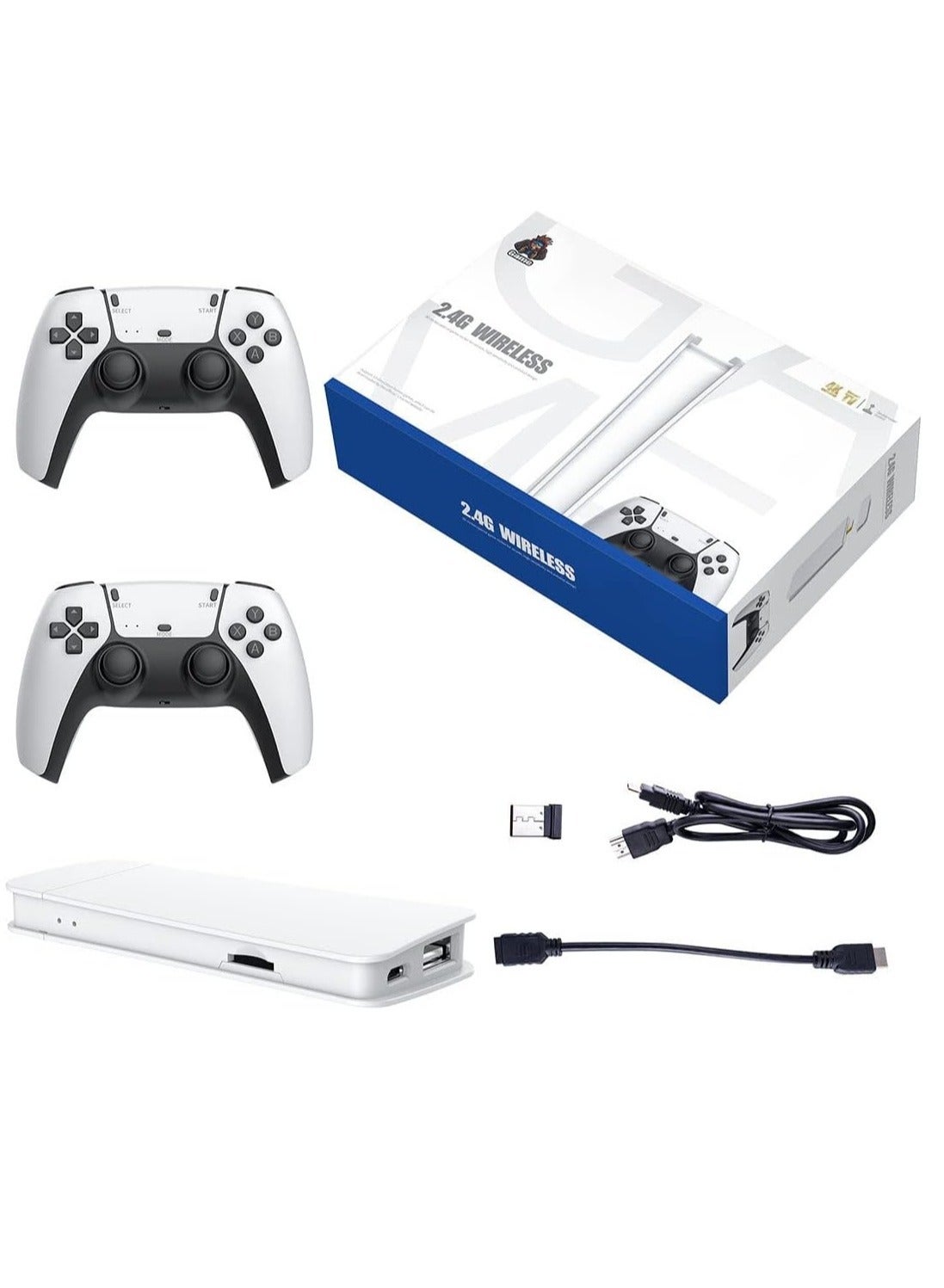 Compare 2.4G wireless 3D 4k ultra HD stick double rocker video game console set at KSA Price