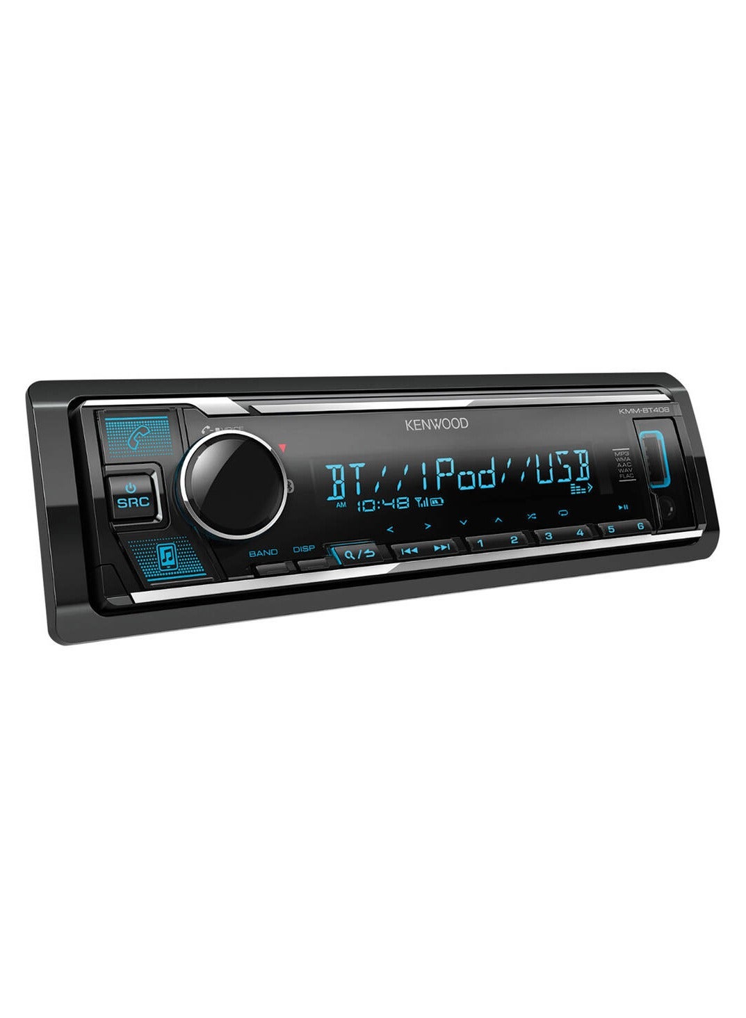 Compare Kenwood KMMST36 Single DIN Head Unit with Bluetooth at KSA Price