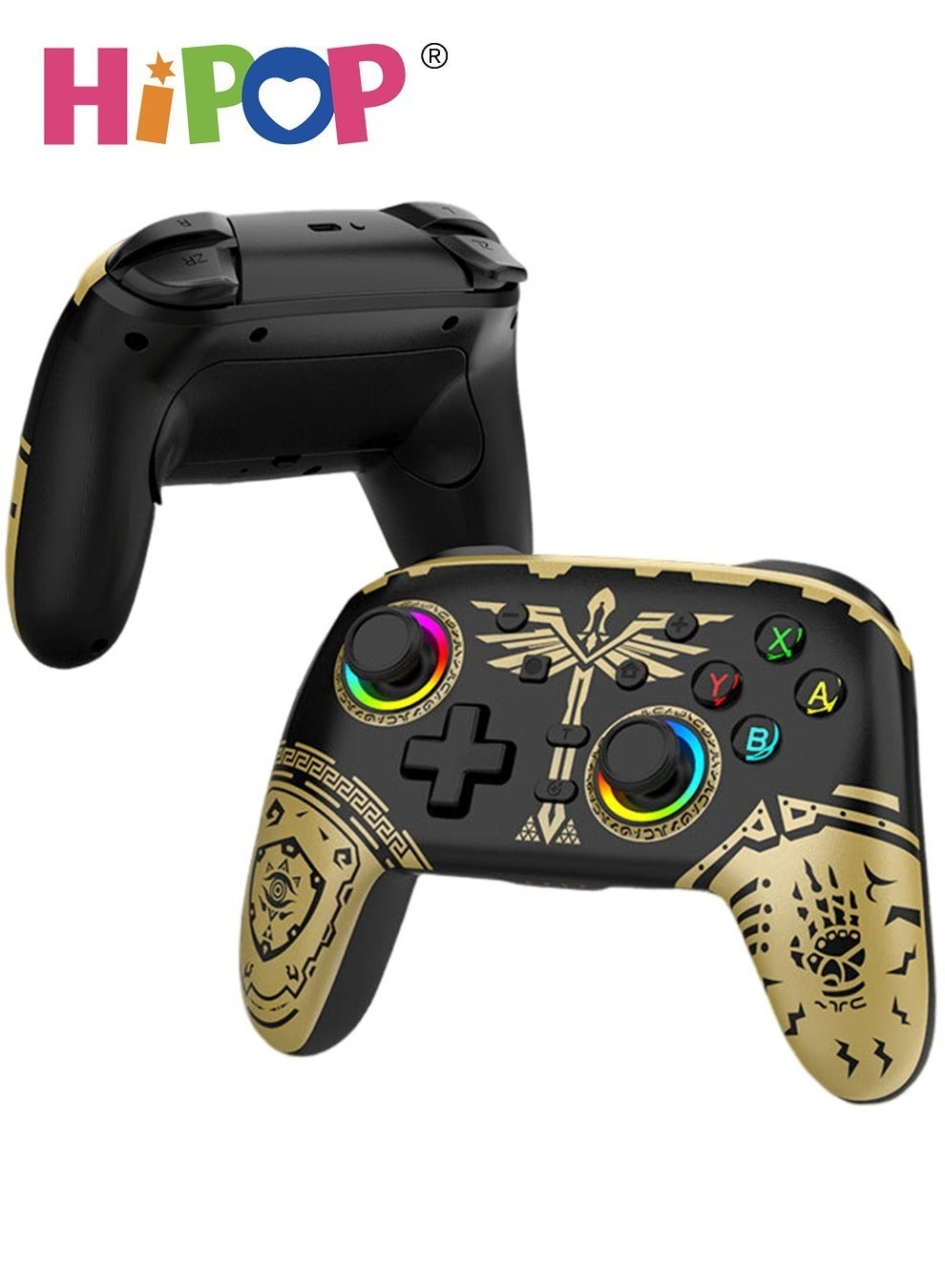 Compare Wireless Gaming Gamepad,Be Suitable for PC,Laptop,PS,Android,iOS,Simulate True Vibration,Precise Button,Cool Gaming Controller Gamepad for Kids and Adults at KSA Price