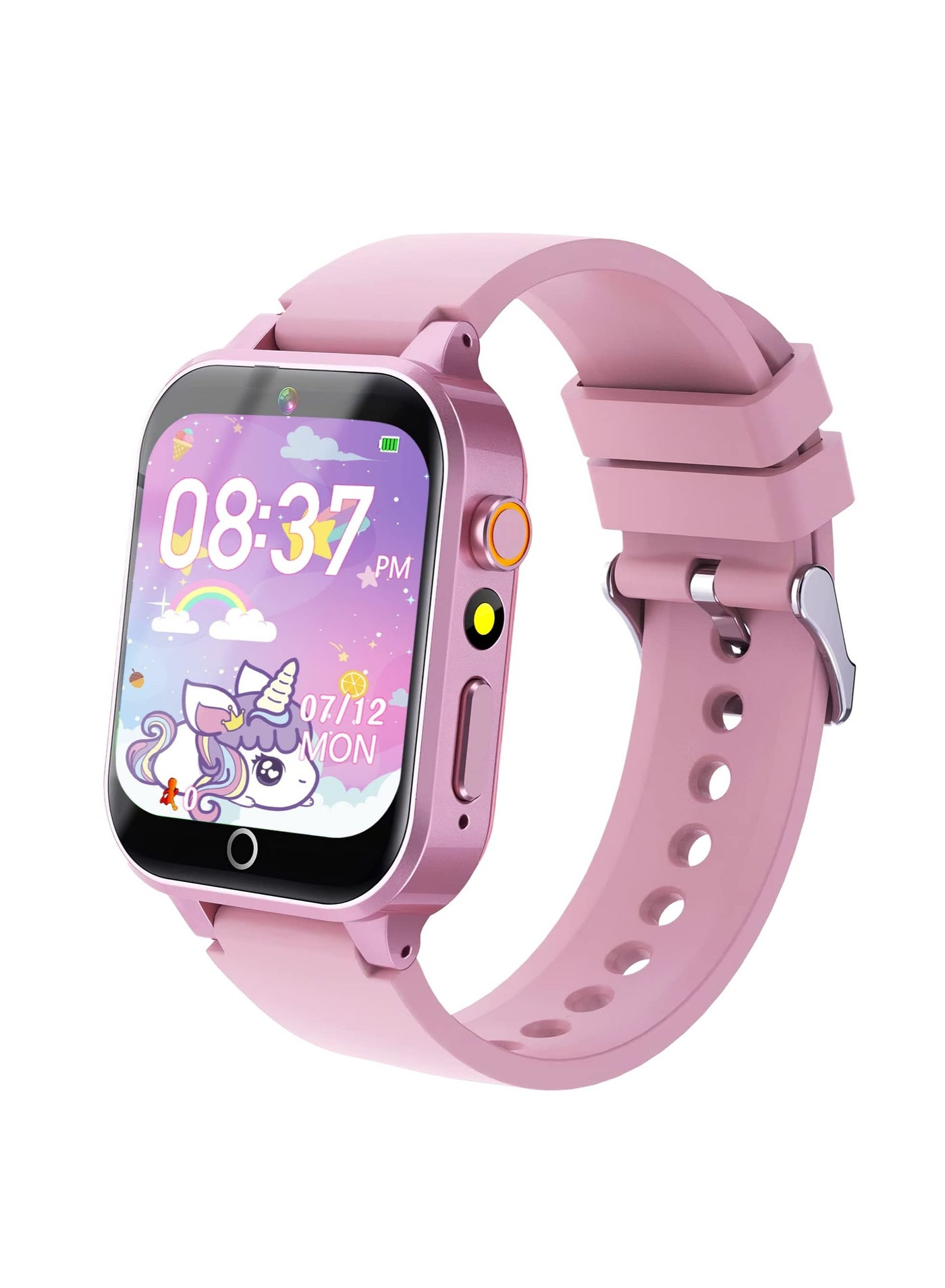 Compare Smart Watch for 412 Yearold Kids, Comes with Video, Camera, Music Player Functions and 26 Games Pink at KSA Price