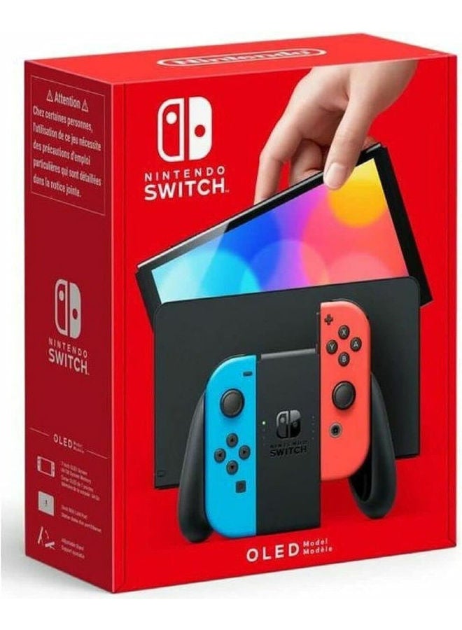 Switch OLED (2021) Model - Neon Blue & Red…