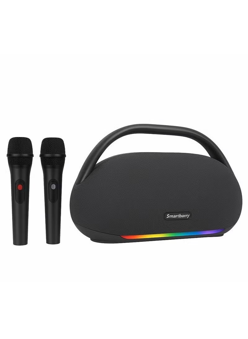 Compare M93 HighPower Bluetooth Speaker – RGB Lighting, Dual Wireless Karaoke Microphones, Portable Party Sound System, LongLasting Battery, Indoor & Outdoor Entertainment at KSA Price