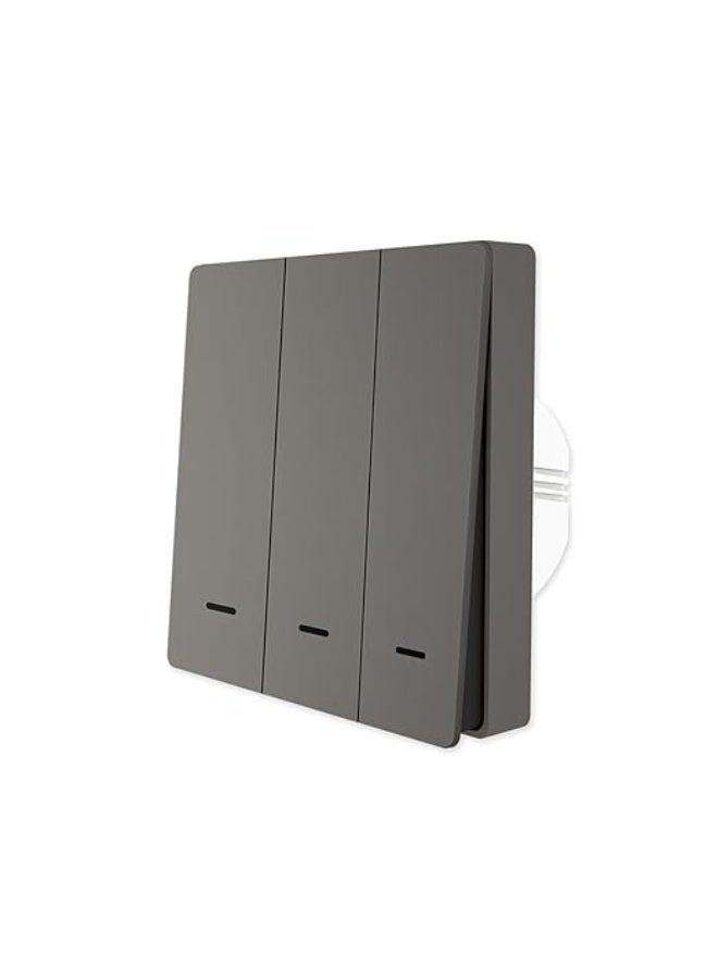 Compare Smart Life WiFi Push Piano Switch – 3 Gang Black | Neutral & NoNeutral Compatible, MultiControl Support, Smart Life App Control at KSA Price