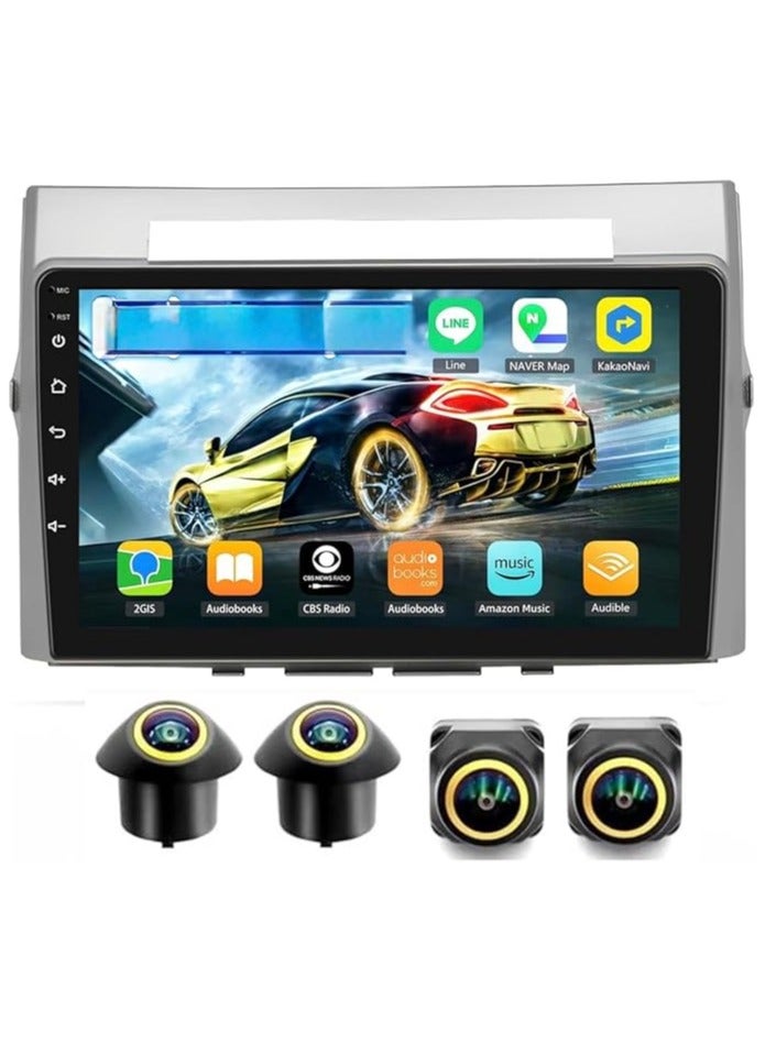 Compare Android Car Stereo for Toyota Corolla Verso 20042009 4GB RAM 64GB ROM Support Carplay, MLink WiFi BT, Radio GPS, 9 Inch IPS.QLED, Fast interface, Touch Screen with 360D Camera Included at KSA Price