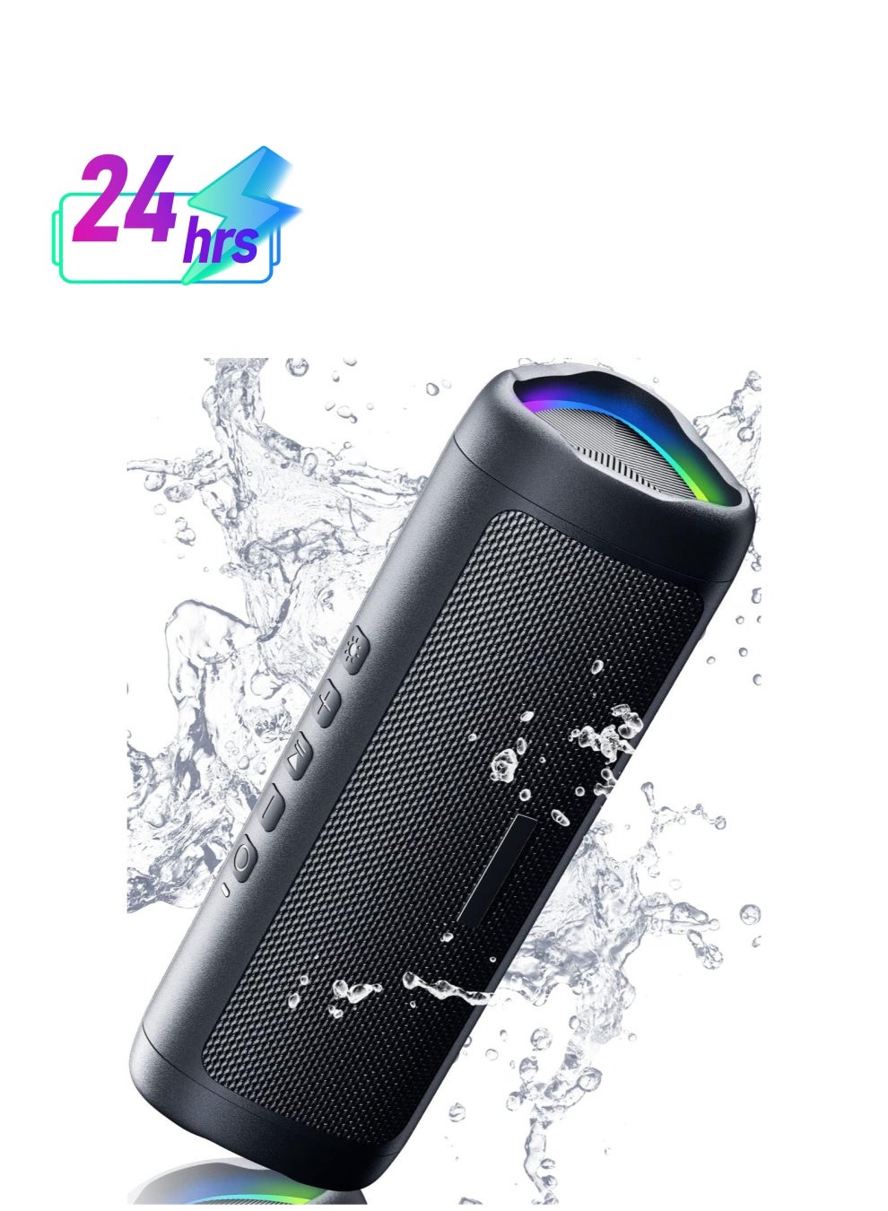 Bluetooth Speaker, IPX5 Waterproof Speaker with HD…