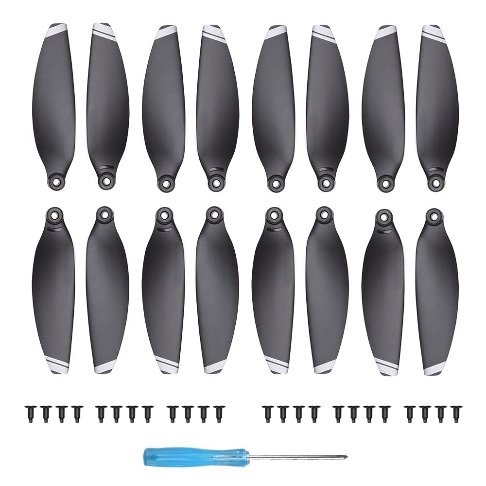 Compare 16Pcs Mavic Mini Propellers Compatible with DJI Mavic Mini Drone Replacement LowNoise and QuickRelease Blades Props at KSA Price