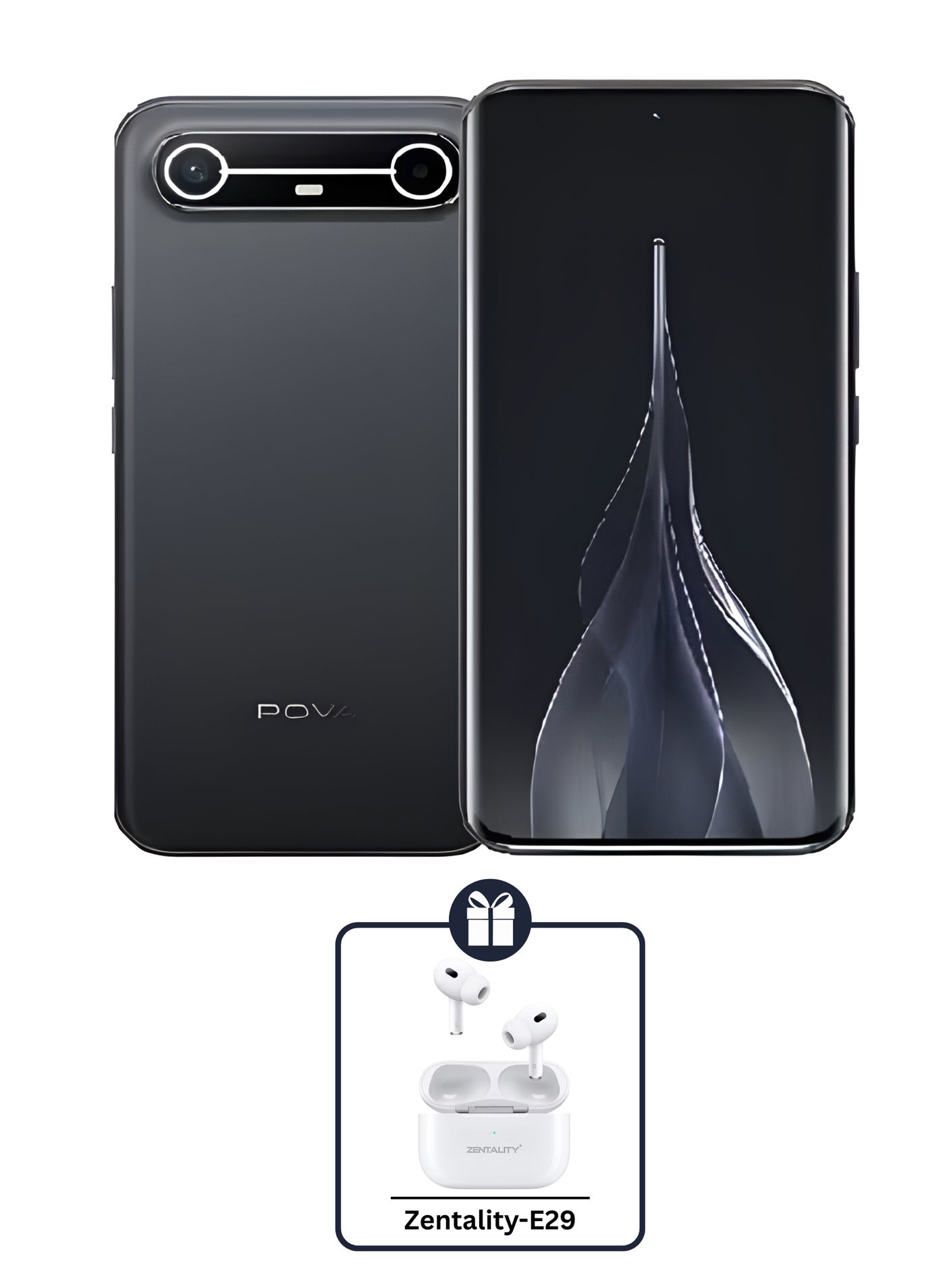POVA Slim 5G Dual SIM Cool Black 8GB RAM…