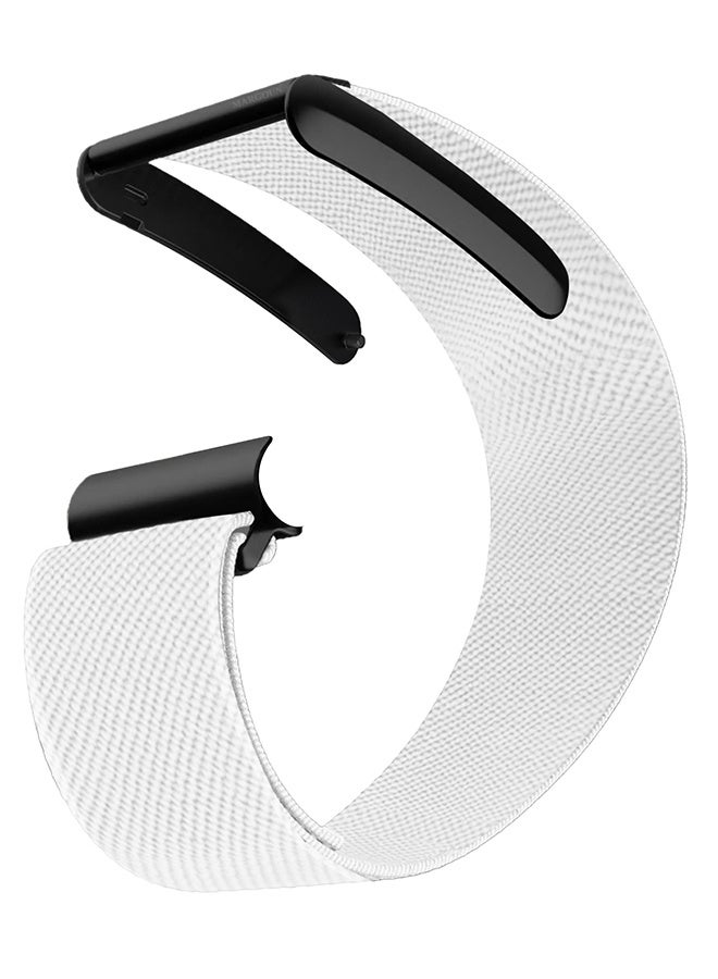 Compare Premium Adjustable Nylon Strap for WHOOP 5 – Lightweight & Breathable Replacement Band white at KSA Price