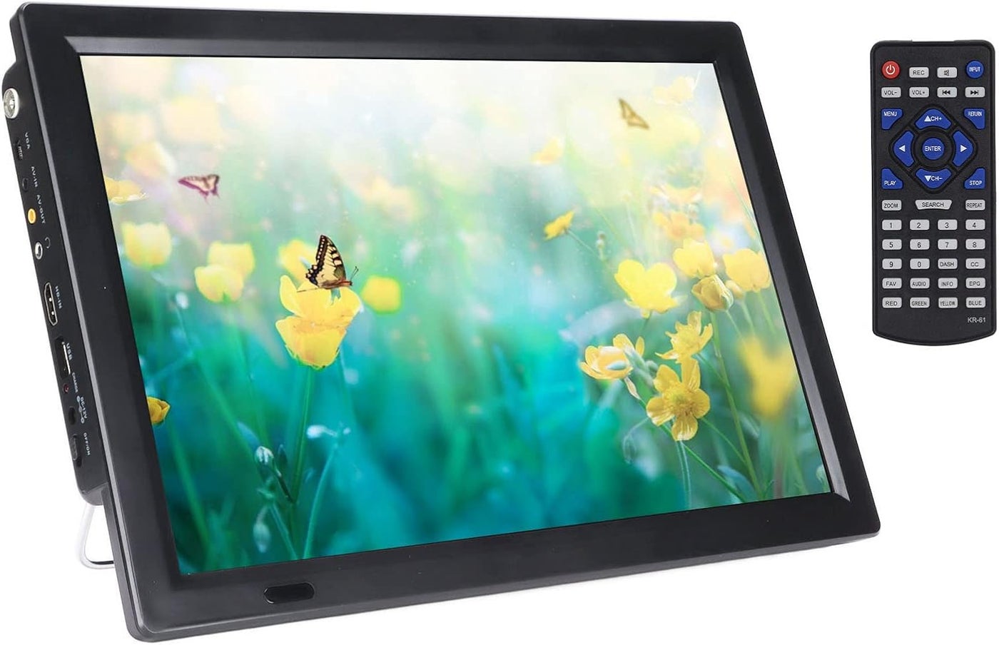 Compare 14 Inch Digital Television, Potrable 14 Inch 1080P Digital TV,Support Analog TV, Digital TV and ATV,for Outdoor Indoor KidsOlder at KSA Price