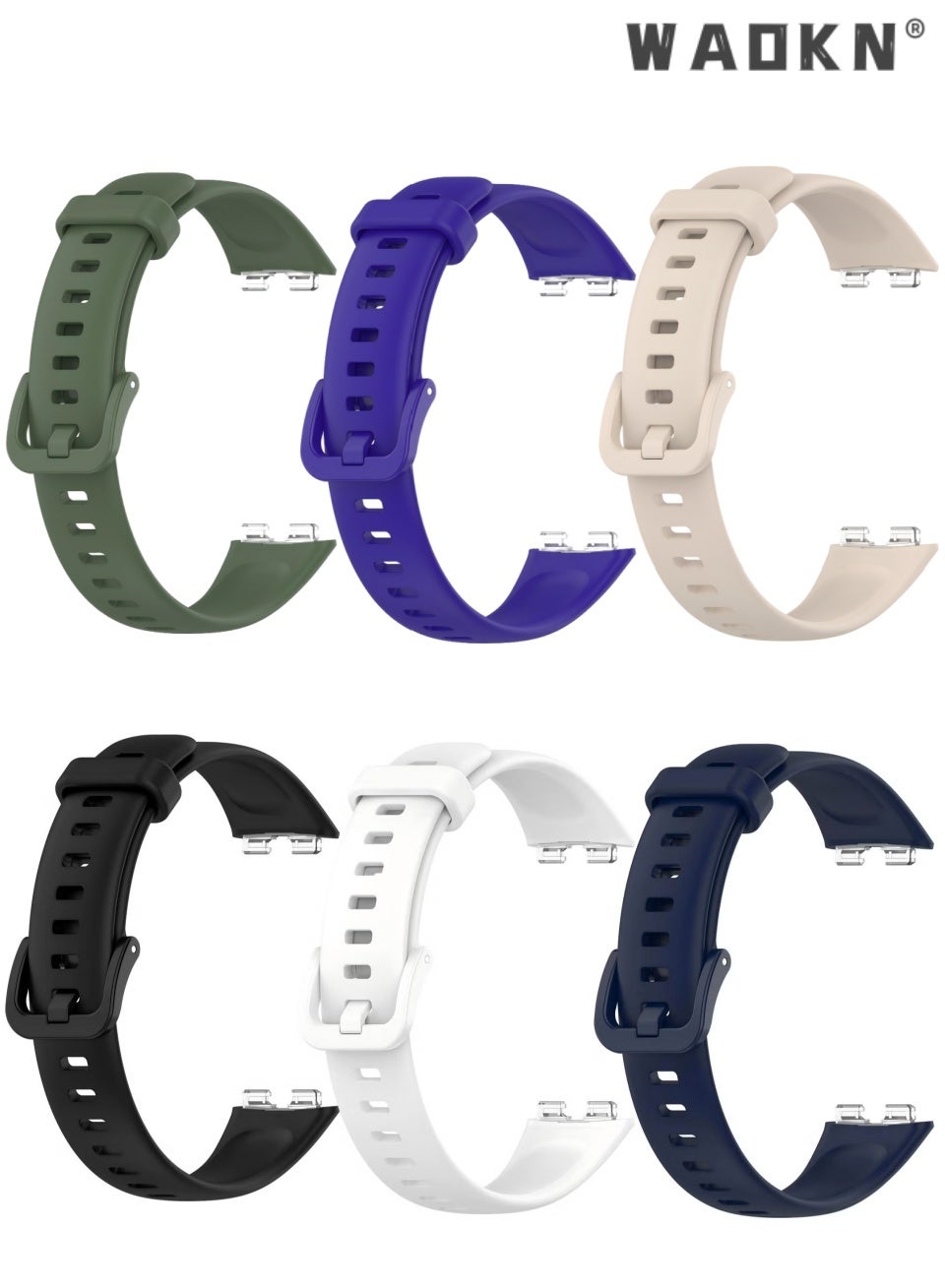 6PCS watch strap , TPU material Strap , Suitable…