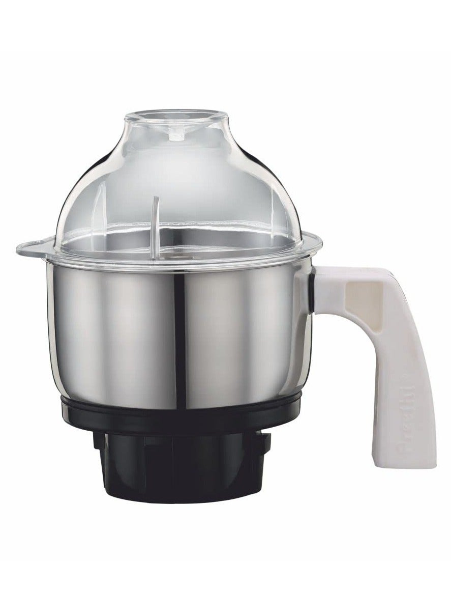 Compare Preethi MGA504 0.5L Jar Steel and Transparent | Stainless Steel & Glass | Builtin Grinder | Brushed Finish at KSA Price