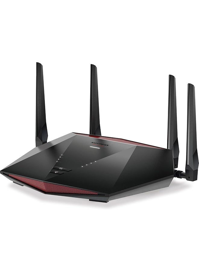 Compare Nighthawk Pro Gaming XR1000 WiFi 6 Router with DumaOS 3.0  AX5400 WiFi Gaming Router Black at KSA Price
