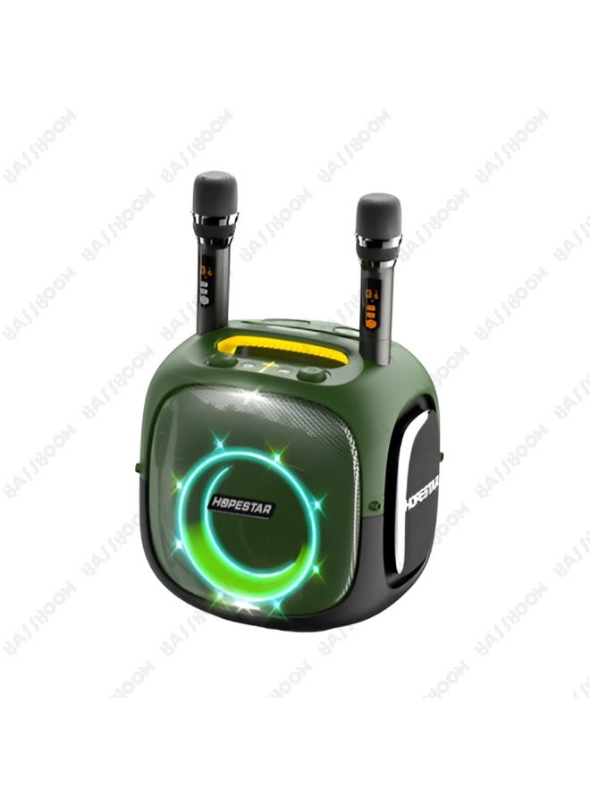 Compare HOPE STAR PARTY ONE ULTIMATE 240W Wireless Speaker | With 2 Wireless Microphones | RGB Lights | Deep Bass | Portable Bluetooth Speaker for Outdoor Events at KSA Price