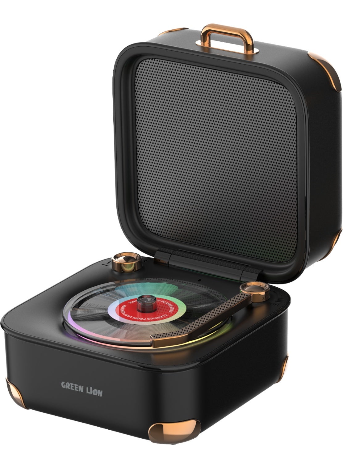 Wireless Speaker with 7-Color Ambient Light, Hi-Fi…