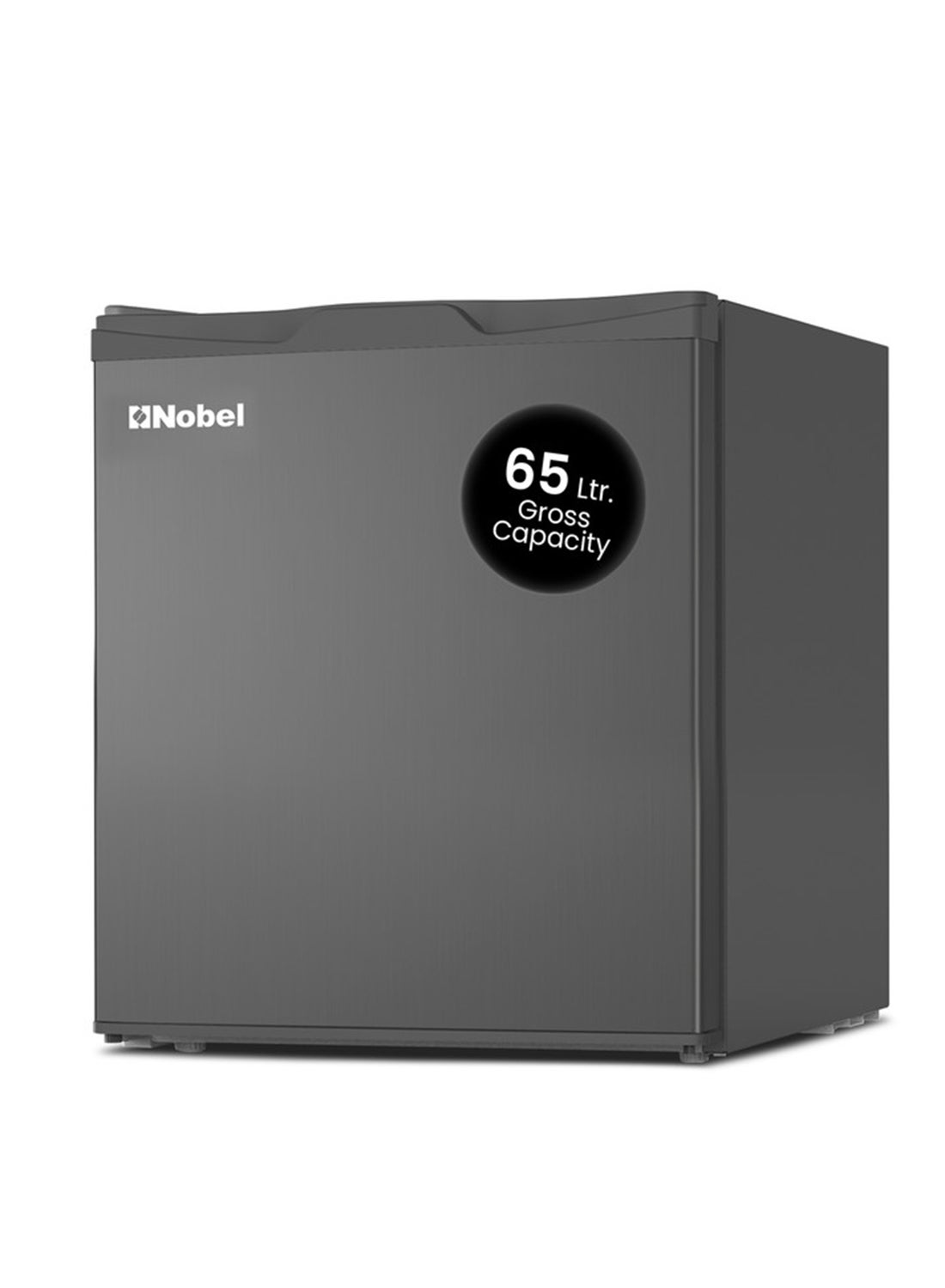 Compare 65 L Gross   47 L Net, Single Door Refrigerator, Defrost,  R600a Refrigerant,  Temperature Control, Inside Light, Inside Condenser, Outside Evaporator, Removable gasket, Climate Class T, Shelf, Bottle Rack, Adjustable Foot NR65S Da at KSA Price