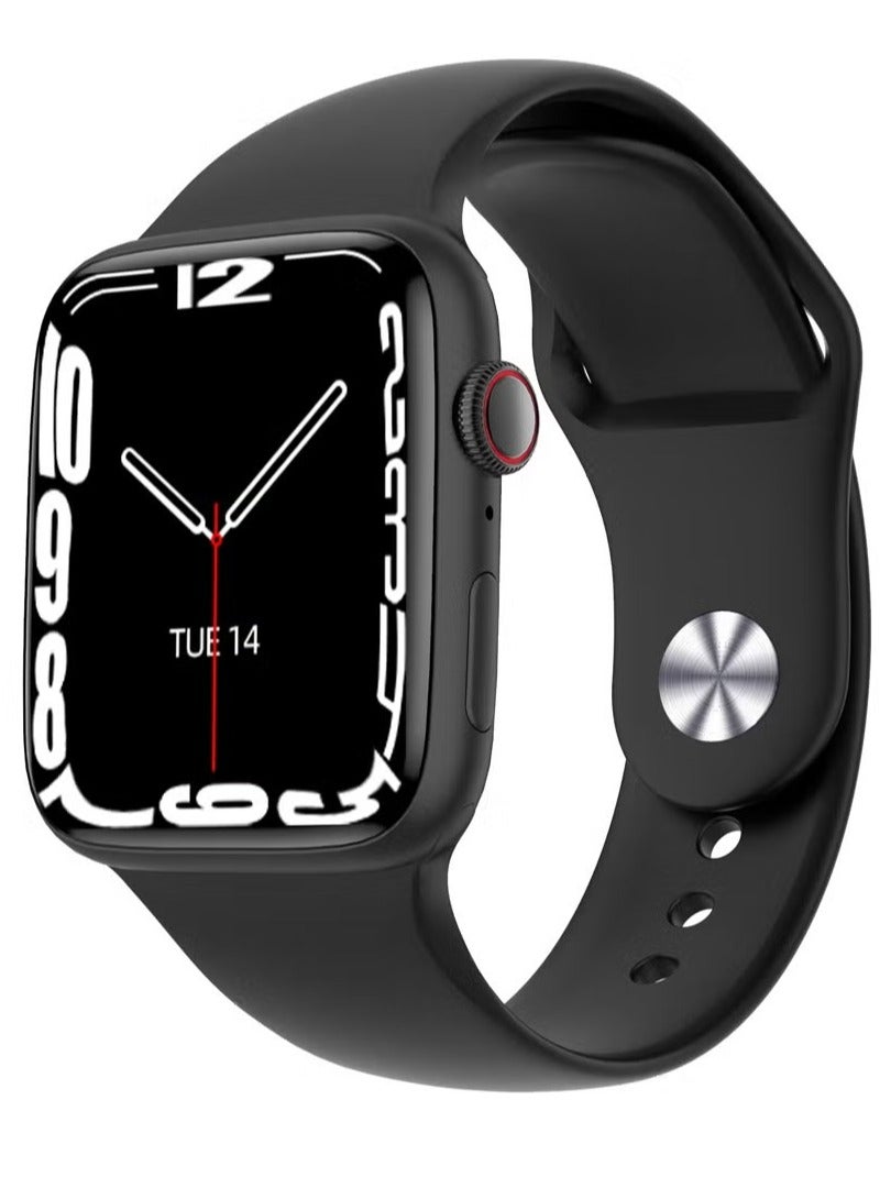 Compare Mini 36MM Smart Watch for Ladies & Girls – Includes 2 Pairs of Straps & Wireless Charger, Sleek Black Design at KSA Price